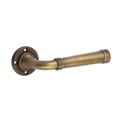 Burlington - Highgate Door Handles No Rose  - Antique Brass - BUR35AB - Choice Handles