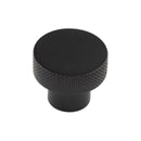 Hoxton - Wenlock Cupboard Knobs 30mm - Matt Black - HOX130MB - Choice Handles