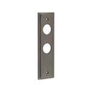 Burlington - Lever Handle Backplate Din Bathroom  - Dark Bronze - BUR456DB - Choice Handles