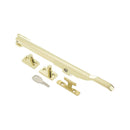Frelan - Modern Lockable Casement Stays 250mm - Polished Brass - JW77LPB - Choice Handles
