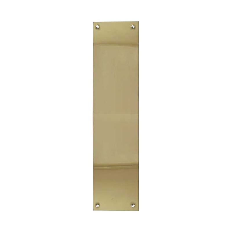 Jedo - Plain Fingerplates 350x75mm - Polished Brass - JV78PB - Choice Handles