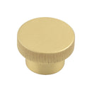 Hoxton - Thaxted Cupboard Knobs 40mm - Satin Brass - HOX240SB - Choice Handles