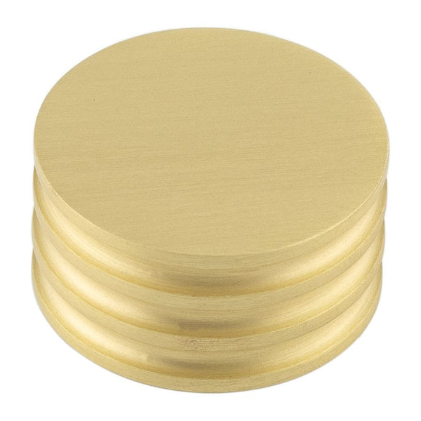 Hoxton - Sturt Cupboard Knobs 40mm - Satin Brass - HOX440SB - Choice Handles