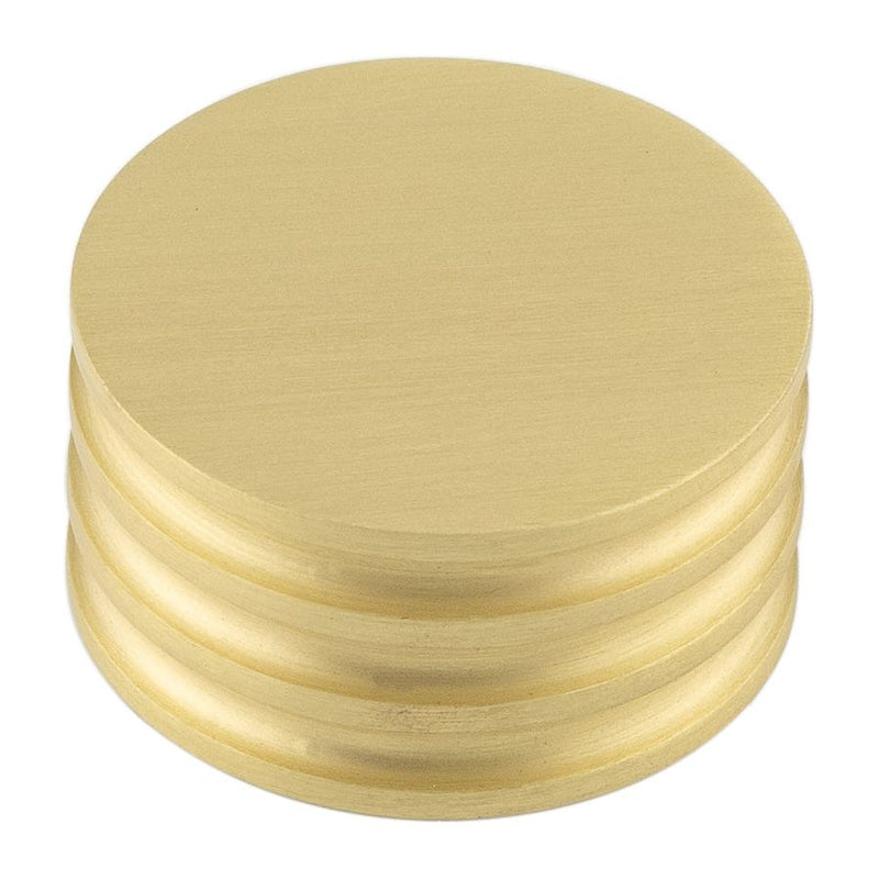 Hoxton - Sturt Cupboard Knobs 40mm - Satin Brass - HOX440SB - Choice Handles