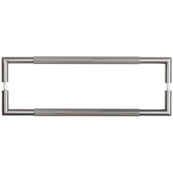 Frelan - 425x20mm GM Mitred B/B Linear Knurled Pull Handle 304g - Gun Metal - JGM7 - Choice Handles