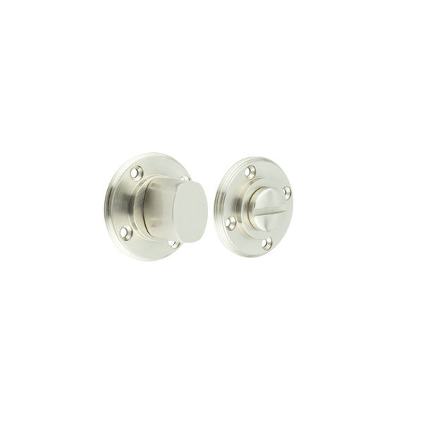 Burlington - Turns & Releases Inner 3 (without Rose) - Satin Nickel - BUR81SN - Choice Handles