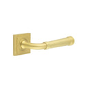 Burlington - Highgate Door Handles On Square Stepped  - Satin Brass - BUR35KIT241 - Choice Handles