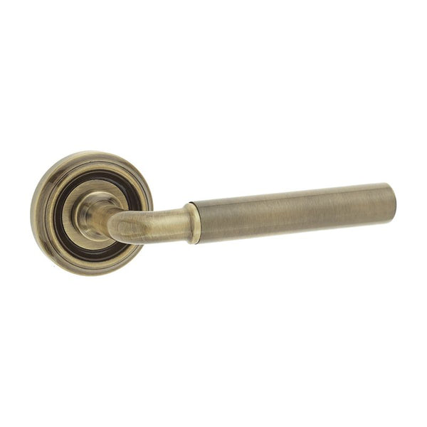 Burlington - Elise Door Handle  - Antique Brass - JV650AB - Choice Handles
