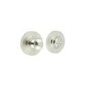 Burlington - Turns & Releases Inner 1 Plain Rose - Satin Nickel - BUR-80SN-50SN - Choice Handles