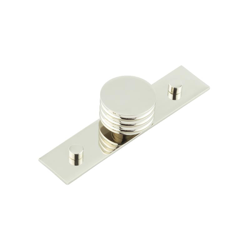 Hoxton - Sturt Cupboard Knobs 40mm Plain - Polished Nickel - HOX-440PN-5090PN - Choice Handles