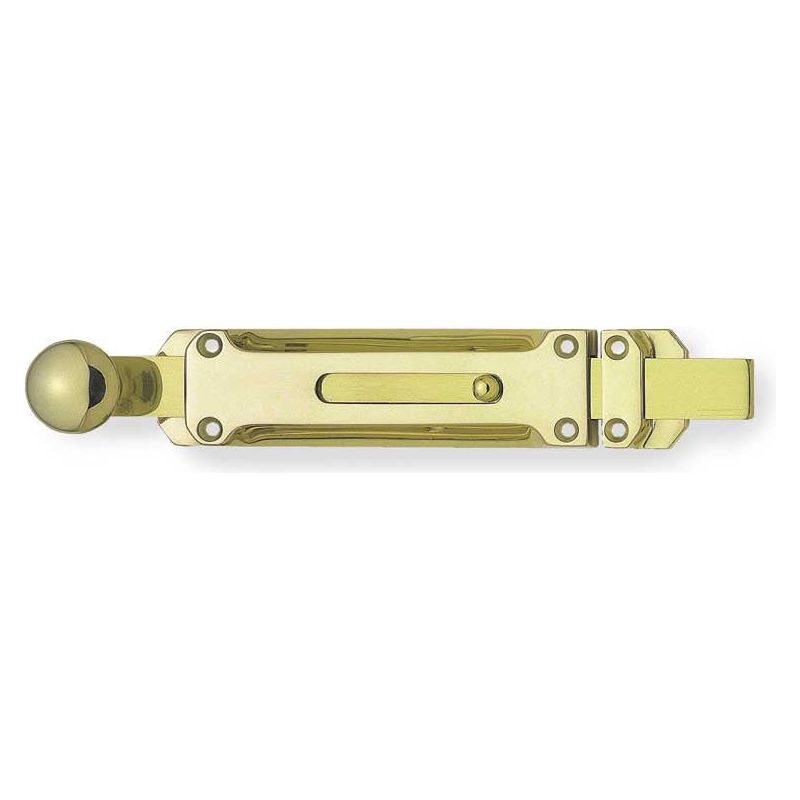 Jedo - Architectural Door Bolts 200x35mm - Polished Brass - JV1005PB-200 - Choice Handles