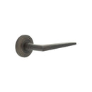 Burlington - Mayfair Door Handle on Chamfered Rose  - Dark Bronze - BUR10KIT80 - Choice Handles