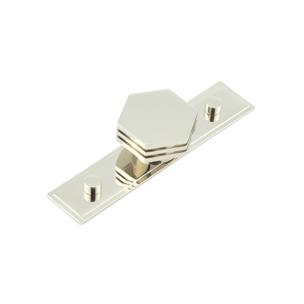 Hoxton - Nile Cupboard Knobs 40mm Stepped - Polished Nickel - HOX-340PN-6090PN - Choice Handles