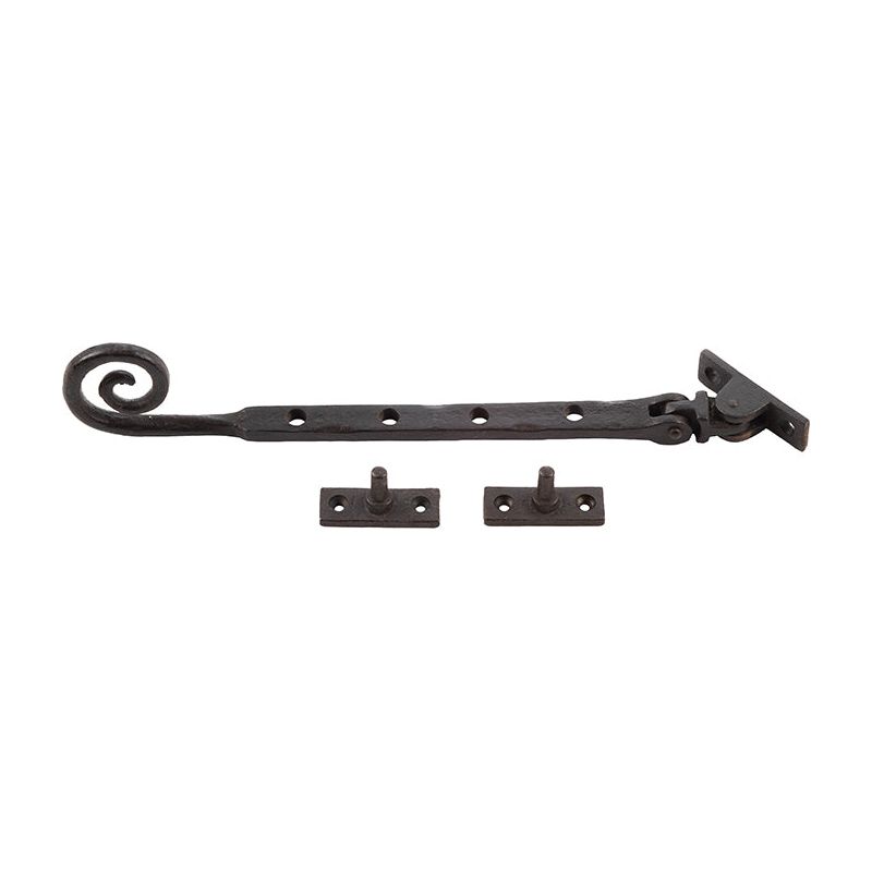 Valley Forge - Valley Forge Curly Tail Casement Stays 245x15x6mm - Beeswax - VFX20B - Choice Handles