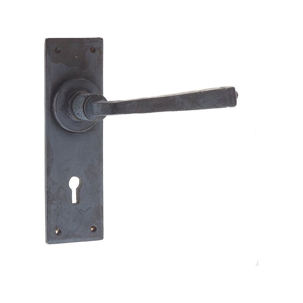 Valley Forge - Valley Forge Door Handle on Lockplate - Beeswax - VFX100 - Choice Handles