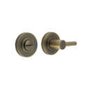 Burlington - Easy Turn & Release Knurled Rose - Antique Brass - BUR-82AB-55AB - Choice Handles