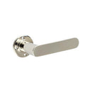 Burlington - Kensington Door Handles No Rose  - Polished Nickel - BUR25PN - Choice Handles