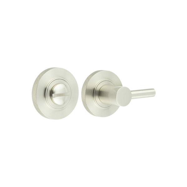 Burlington - Easy Turn & Release Knurled Rose - Satin Nickel - BUR-82SN-55SN - Choice Handles