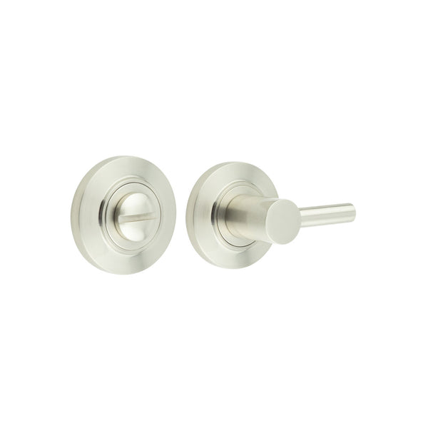 Burlington - Easy Turn & Release Chamfered Rose - Satin Nickel - BUR-82SN-51SN - Choice Handles