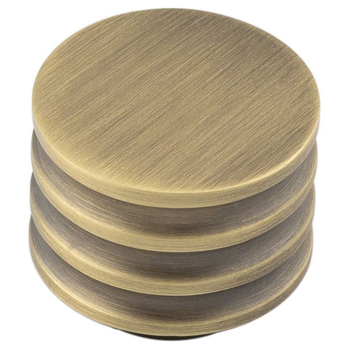 Hoxton - Sturt Cupboard Knobs 30mm - Antique Brass - HOX430AB - Choice Handles