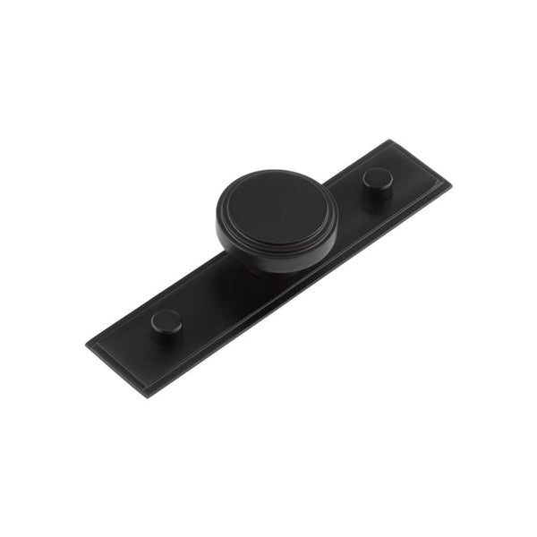 Hoxton - Cropley Cupboard Knobs 40mm - Matt Black - HOX-1040MB-6090MB - Choice Handles