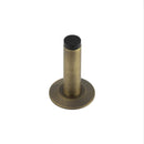 Burlington - Plain Wall Mounted Door Stops Chamfered Rose - Antique Brass - BUR-970AB-972AB - Choice Handles