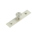 Hoxton - Murray Cupboard Knobs 30mm Stepped Backplate - Satin Nickel - HOX-1130SN-6090SN - Choice Handles