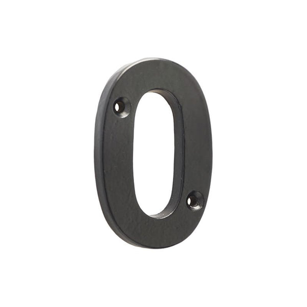 Valley Forge - Door Numerals Black No. 0 - Black - VFB15-0 - Choice Handles
