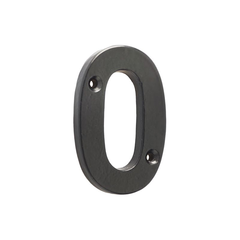 Valley Forge - Door Numerals Black No. 0 - Black - VFB15-0 - Choice Handles