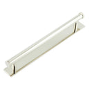 Hoxton Wenlock Cabinet Handles 224mm Ctrs Plain Backplate - Polished Nickel - HOX-160PN-5060PN - Choice Handles