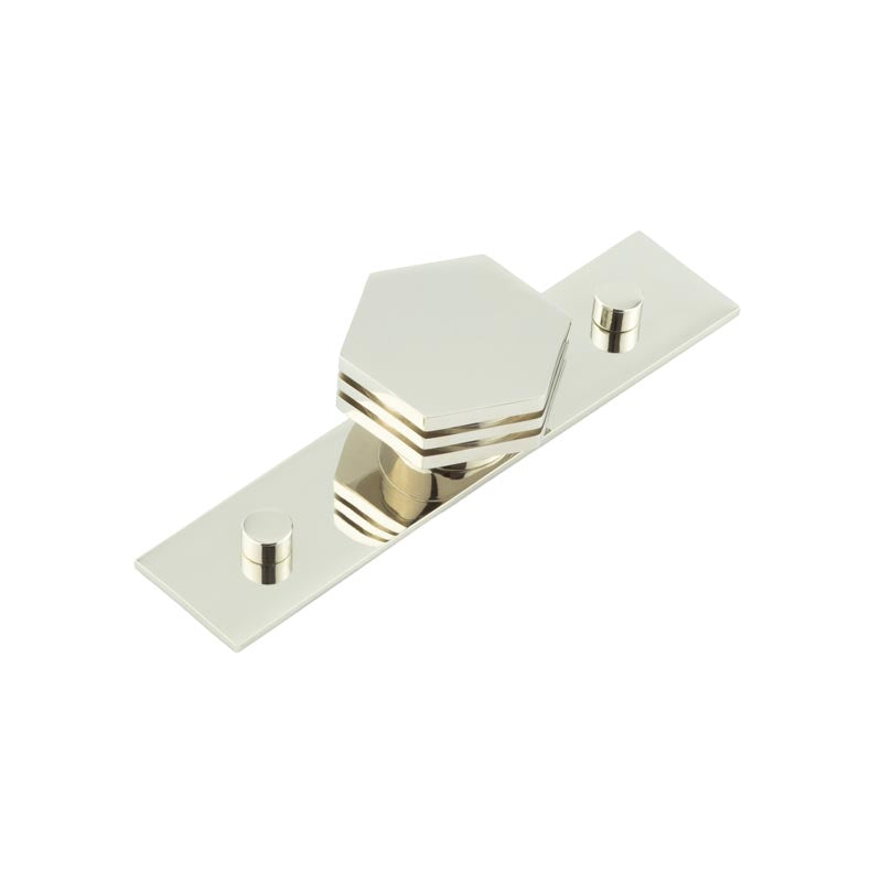 Hoxton - Nile Cupboard Knobs 40mm Plain - Polished Nickel - HOX-340PN-5090PN - Choice Handles