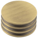 Hoxton - Sturt Cupboard Knobs 40mm - Antique Brass - HOX440AB - Choice Handles