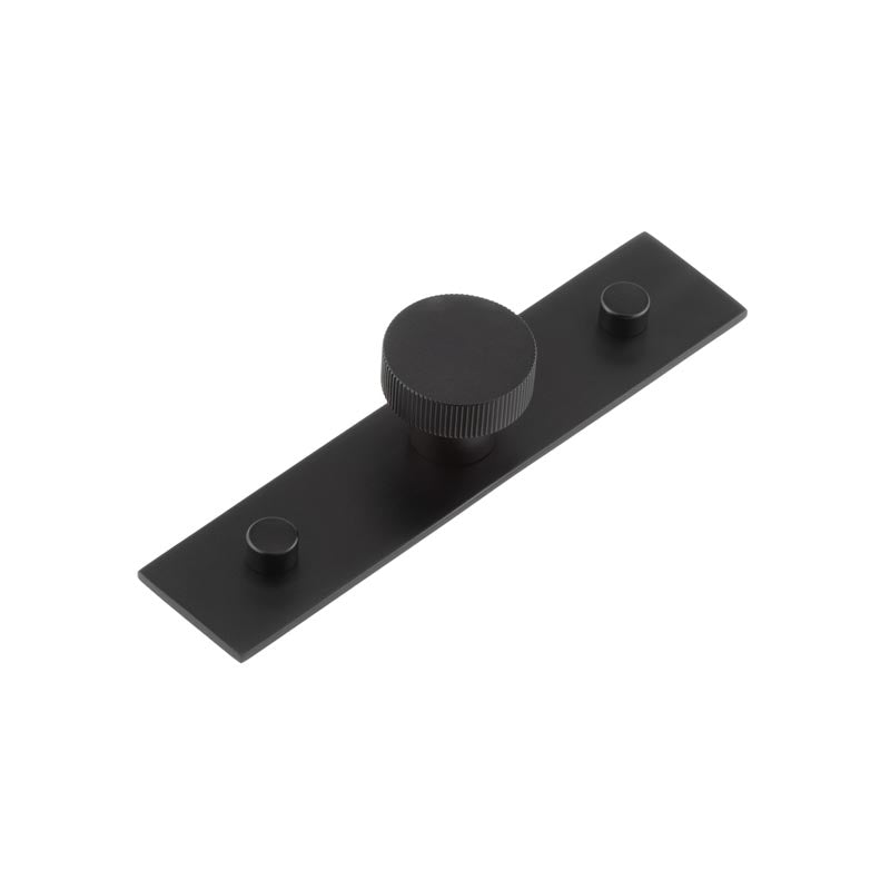 Hoxton - Thaxted Cupboard Knobs 30mm Plain - Matt Black - HOX-230MB-5090MB - Choice Handles