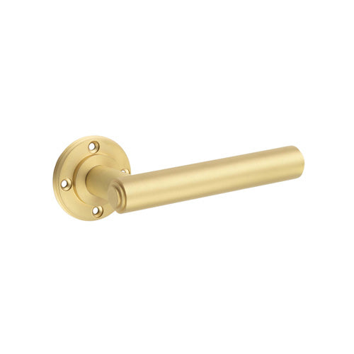 Burlington - Richmond Lever on Rose Door Handles - Roses Sold Separately - Satin Brass - BUR45SB - Choice Handles