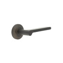 Burlington - Fitzrovia Door Handles On Chamfered Rose  - Dark Bronze - BUR15KIT80 - Choice Handles