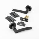 Frelan - Nero Door Pack including Handles, Hinges and Latch - Matt Black - JMB700PK - Choice Handles
