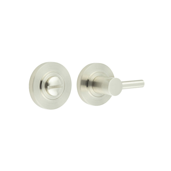 Burlington - Easy Turn & Release Plain Rose - Satin Nickel - BUR-82SN-50SN - Choice Handles