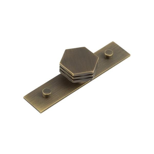 Hoxton - Nile Cupboard Knobs 40mm Plain - Antique Brass - HOX-340AB-5090AB - Choice Handles
