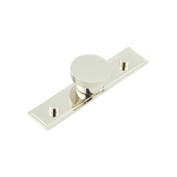 Hoxton - Thaxted Cupboard Knobs 40mm Stepped - Polished Nickel - HOX-240PN-6090PN - Choice Handles