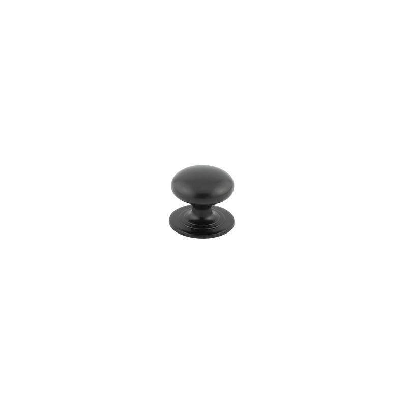 Nero - Jedo Traditional Cupboard Knobs 32mm - Black - JMB47B - Choice Handles