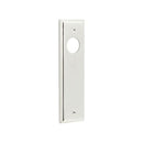 Burlington - Lever Handle Backplate Latch - Polished Nickel - BUR450PN - Choice Handles