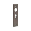 Burlington - Lever Handle Backplate Din Euro - Dark Bronze - BUR454DB - Choice Handles