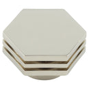 Hoxton - Nile Cupboard Knobs 40mm - Polished Nickel - HOX340PN - Choice Handles