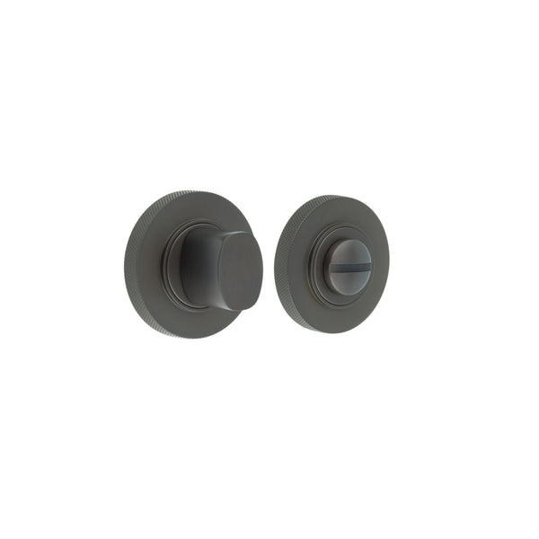 Burlington - Turns & Releases Inner 3 Knurled Rose - Dark Bronze - BUR-81DB-55DB - Choice Handles