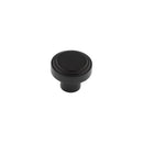 Hoxton - Cropley Cupboard Knobs 30mm - Matt Black - HOX1030MB - Choice Handles