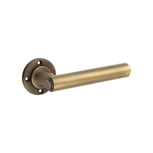 Burlington - Richmond Lever on Rose Door Handle  - Roses Sold Separately - Antique Brass - BUR45AB - Choice Handles