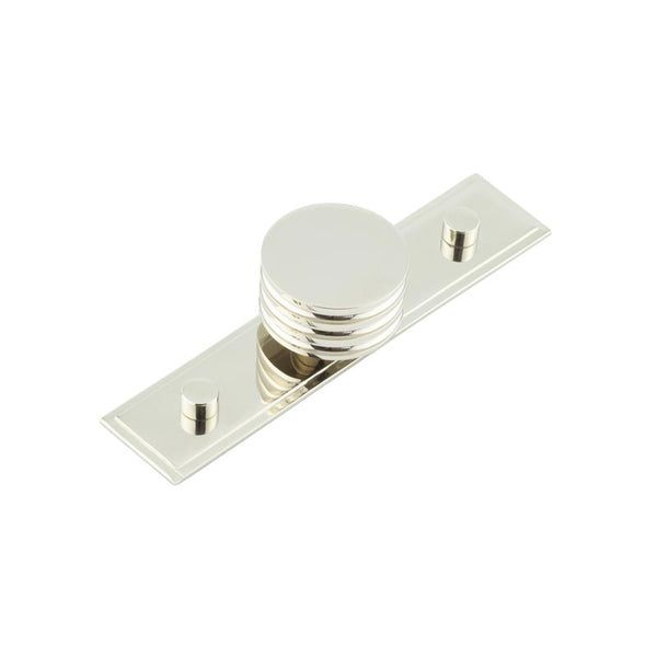 Hoxton - Sturt Cupboard Knobs 40mm Stepped - Polished Nickel - HOX-440PN-6090PN - Choice Handles