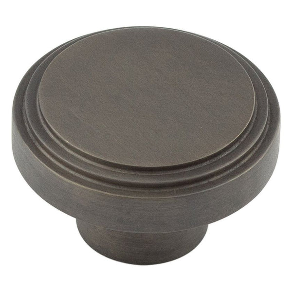 Hoxton - Cropley Cupboard Knobs 40mm - Dark Bronze - HOX1040DB - Choice Handles
