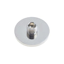 Burlington - Plain Bases to Suit Wall Mounted Doorstops - Polished Nickel - BUR971PN - Choice Handles
