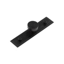 Hoxton - Murray Cupboard Knobs 30mm Stepped Backplate - Matt Black - HOX-1130MB-6090MB - Choice Handles